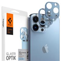 Spigen tR Optik 2 Pack, blue - iPhone 13 Pro/Max
